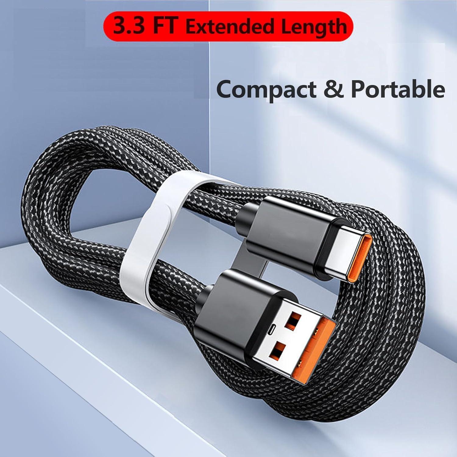 Cable de Carga Rápida USB-C 1.01 m para Linternas OLIGHT y WUBEN