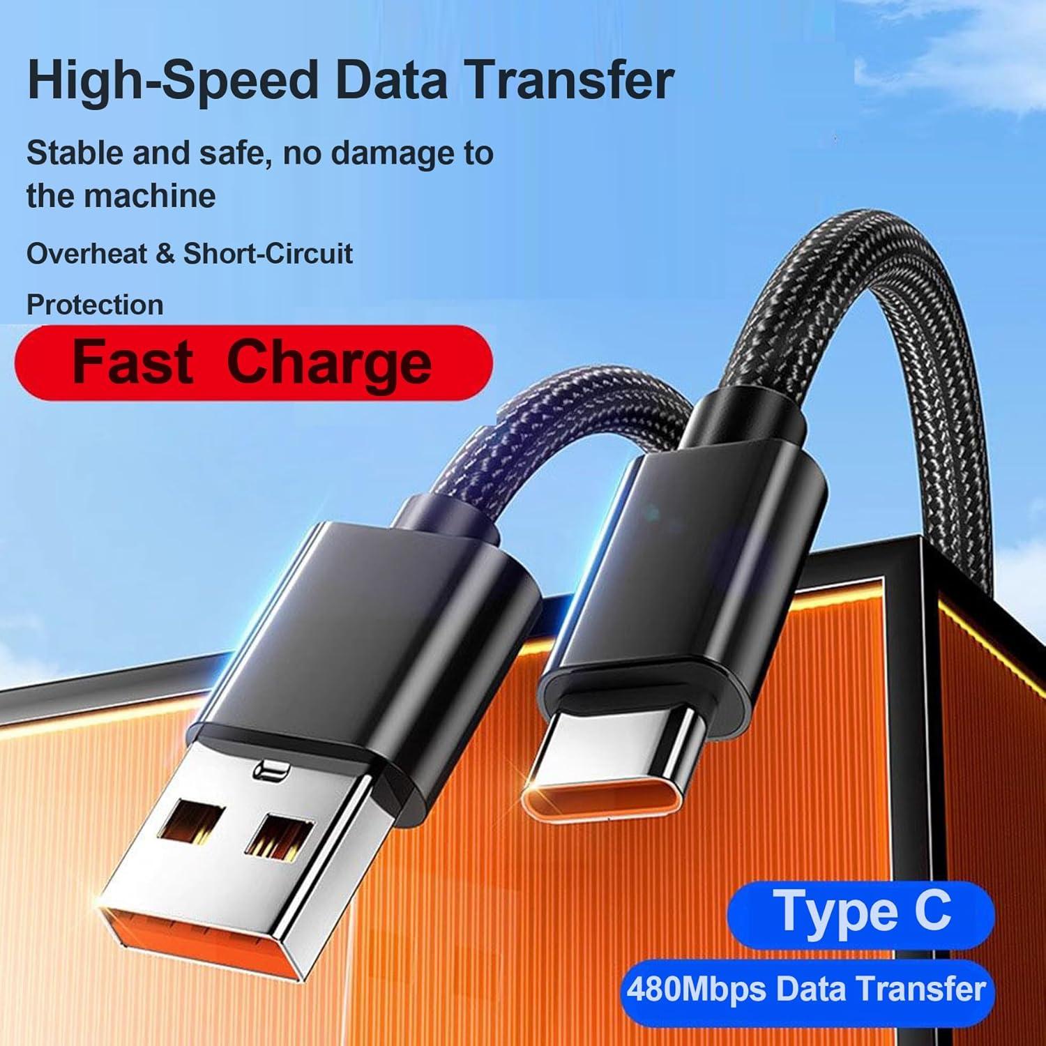 Cable de Carga Rápida USB-C 1.01 m para Linternas OLIGHT y WUBEN