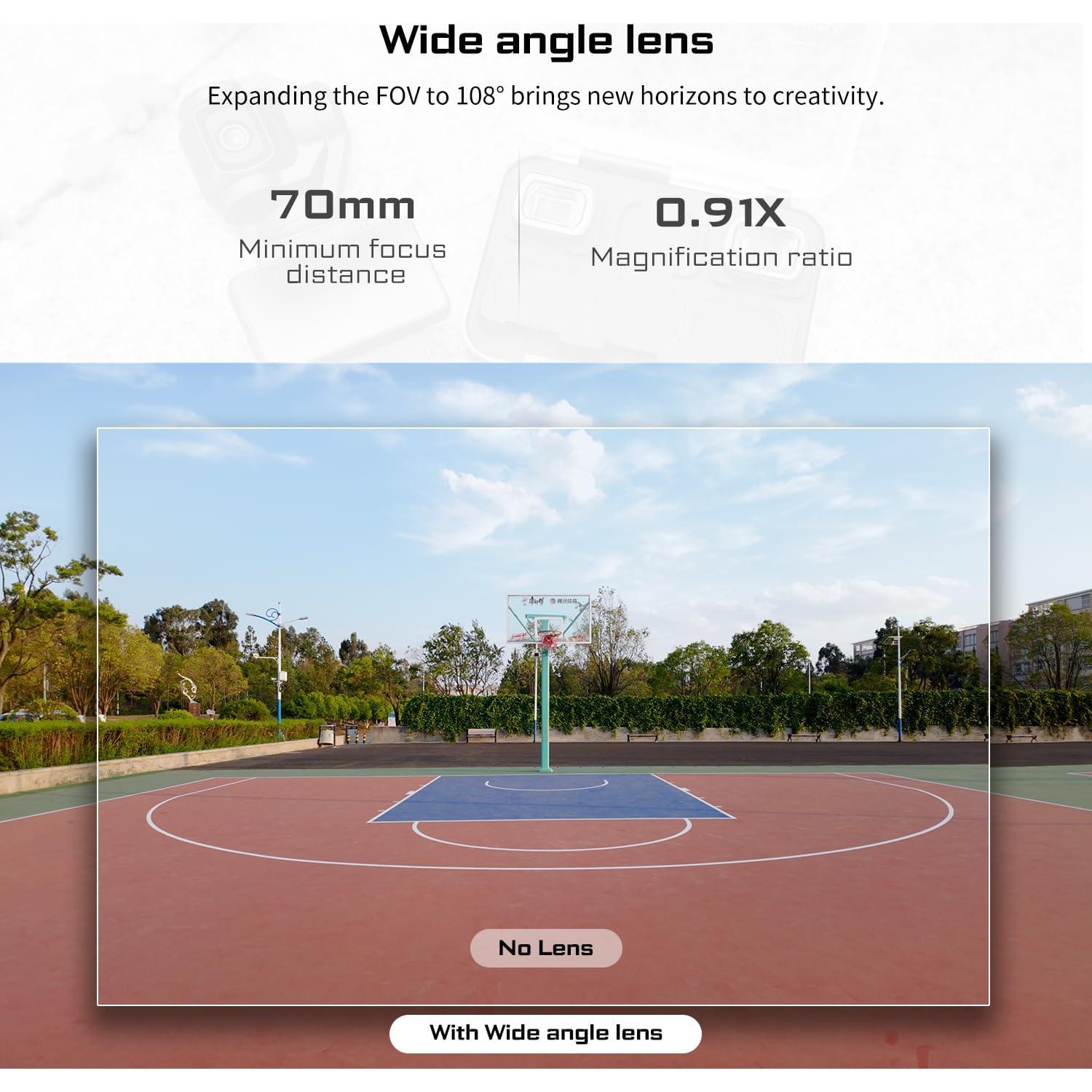 Kit de Lentes Macro y Gran Angular Freewell para Pocket 3