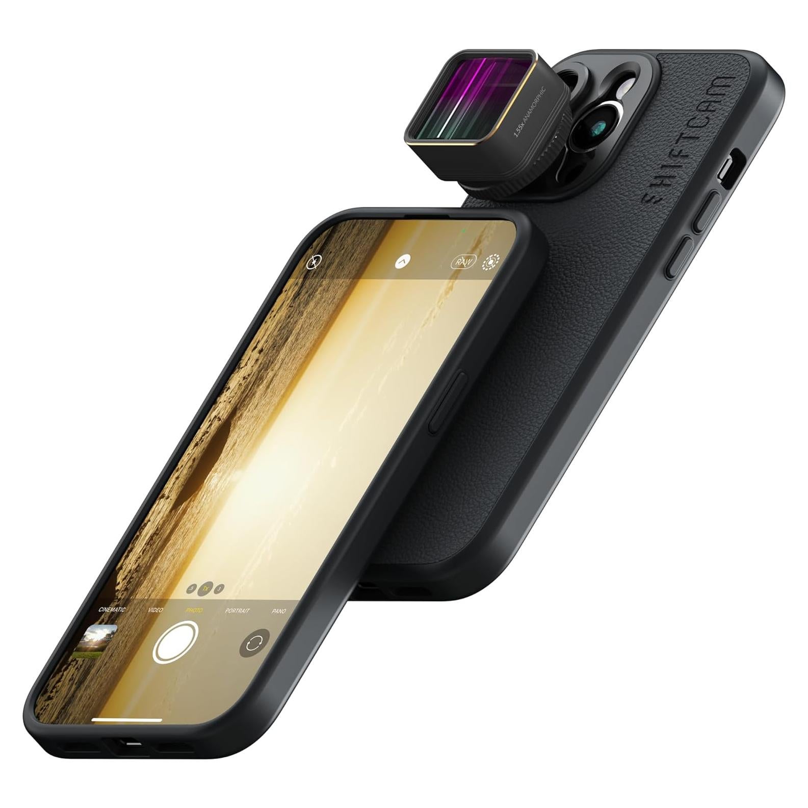 Lente Anamórfica 1.55x ShiftCam - Ultra Ancha 120°