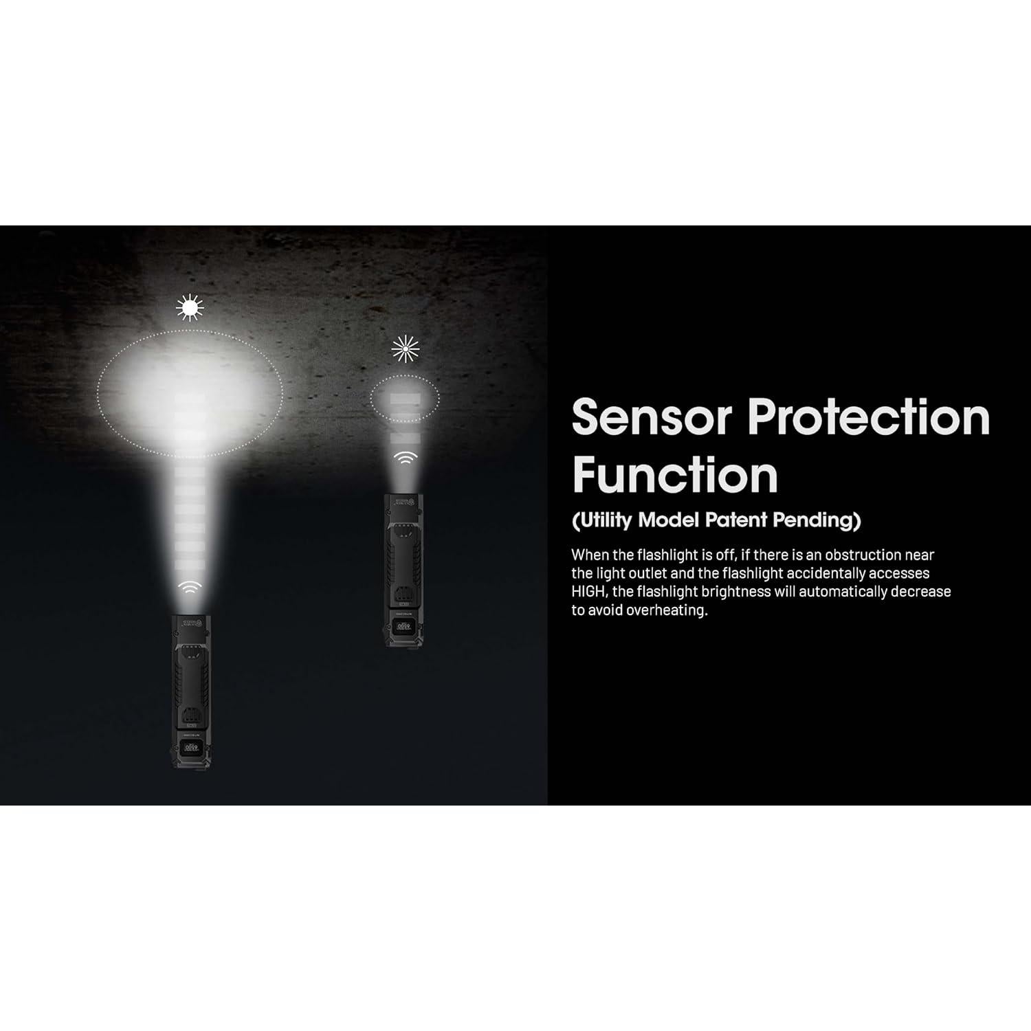 Linterna táctica Nitecore EDC29 6500 lúmenes recargable USB-C