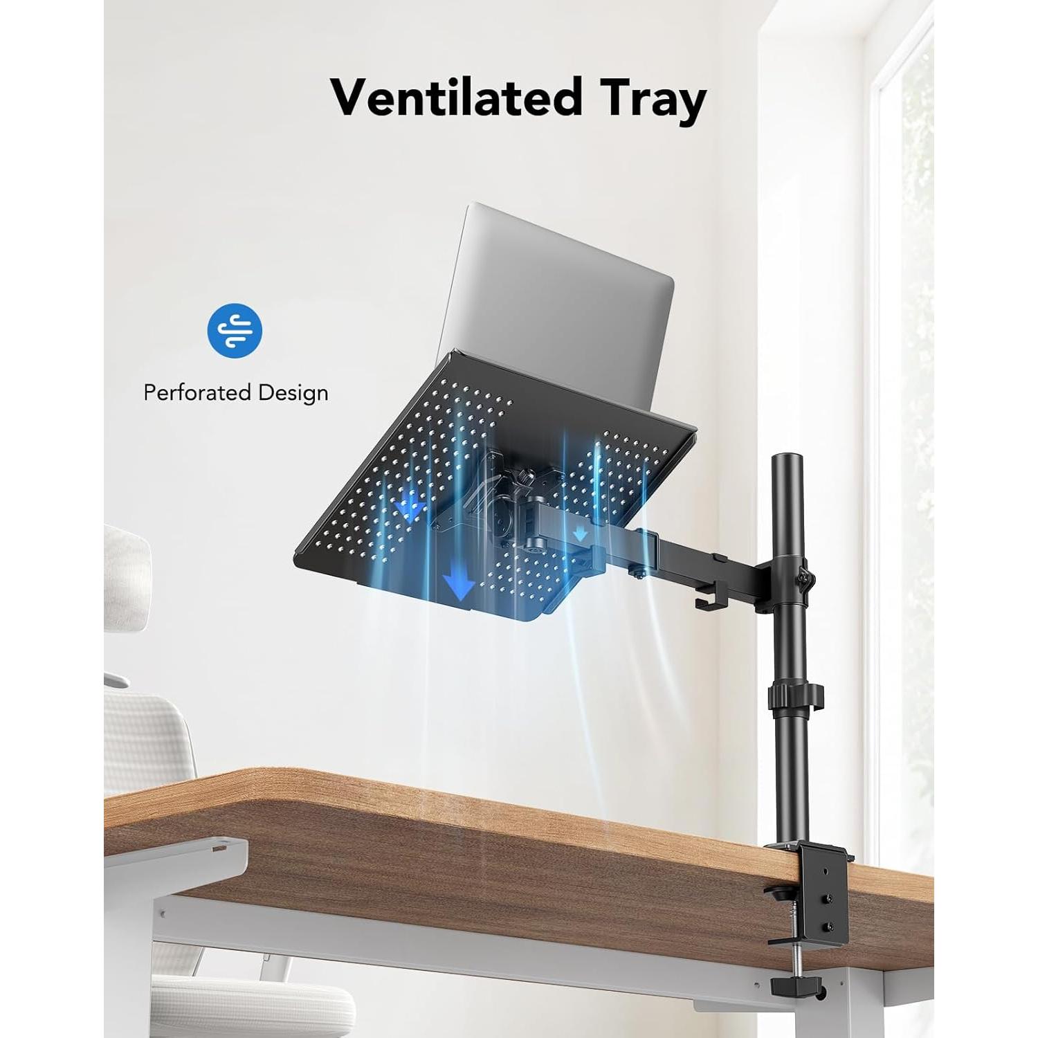 Soporte de Escritorio para Laptop HUANUO, 17" y Monitores 15-32"