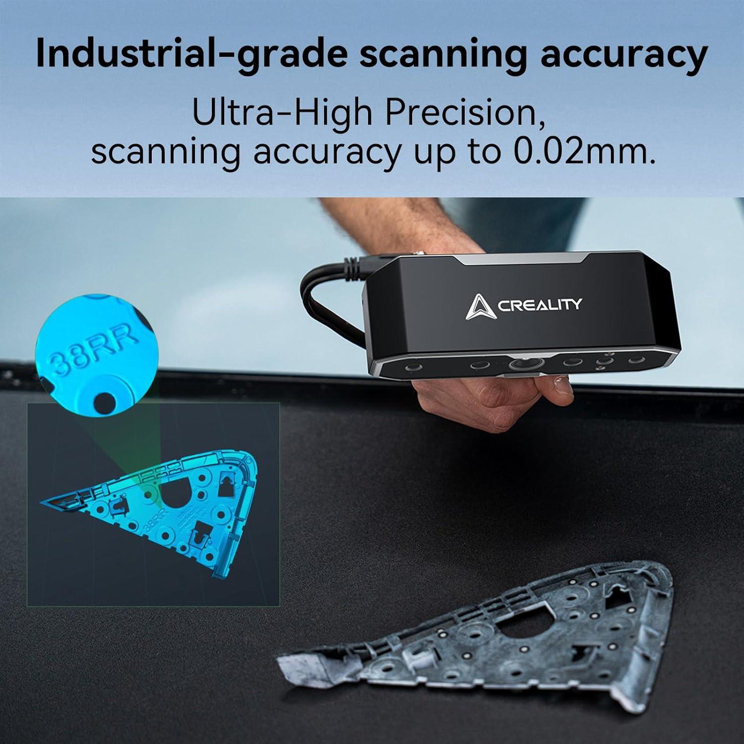 Escáner 3D Creality Otter con trípode y soporte giratorio