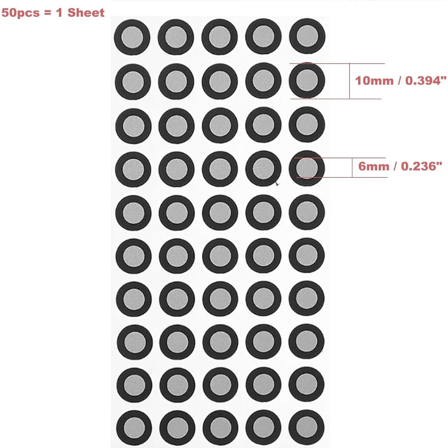 700 Marcadores de Escaneo 3D Gangming 6mm Adhesivos