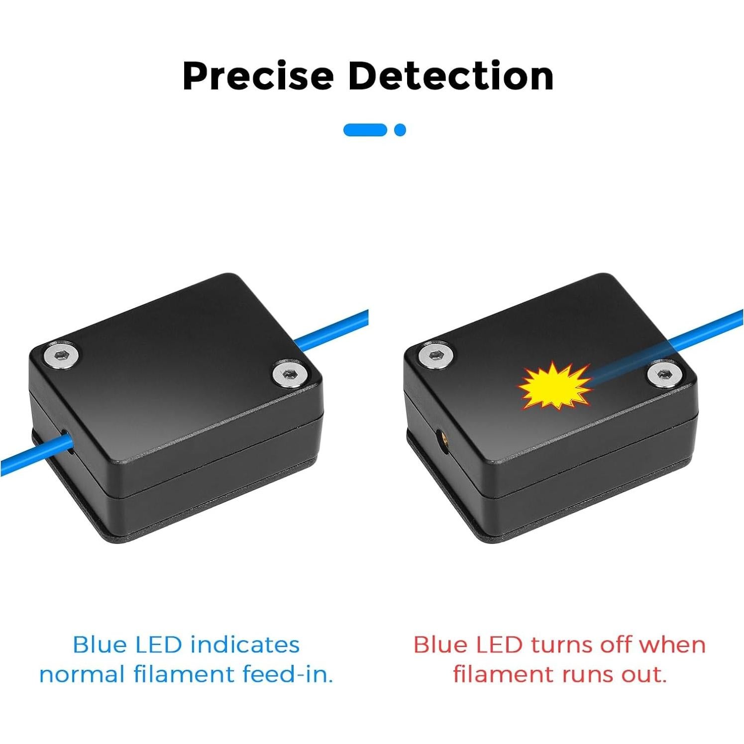 Sensor de agotamiento de filamento Creality Ender 3 V3 SE 1.75mm