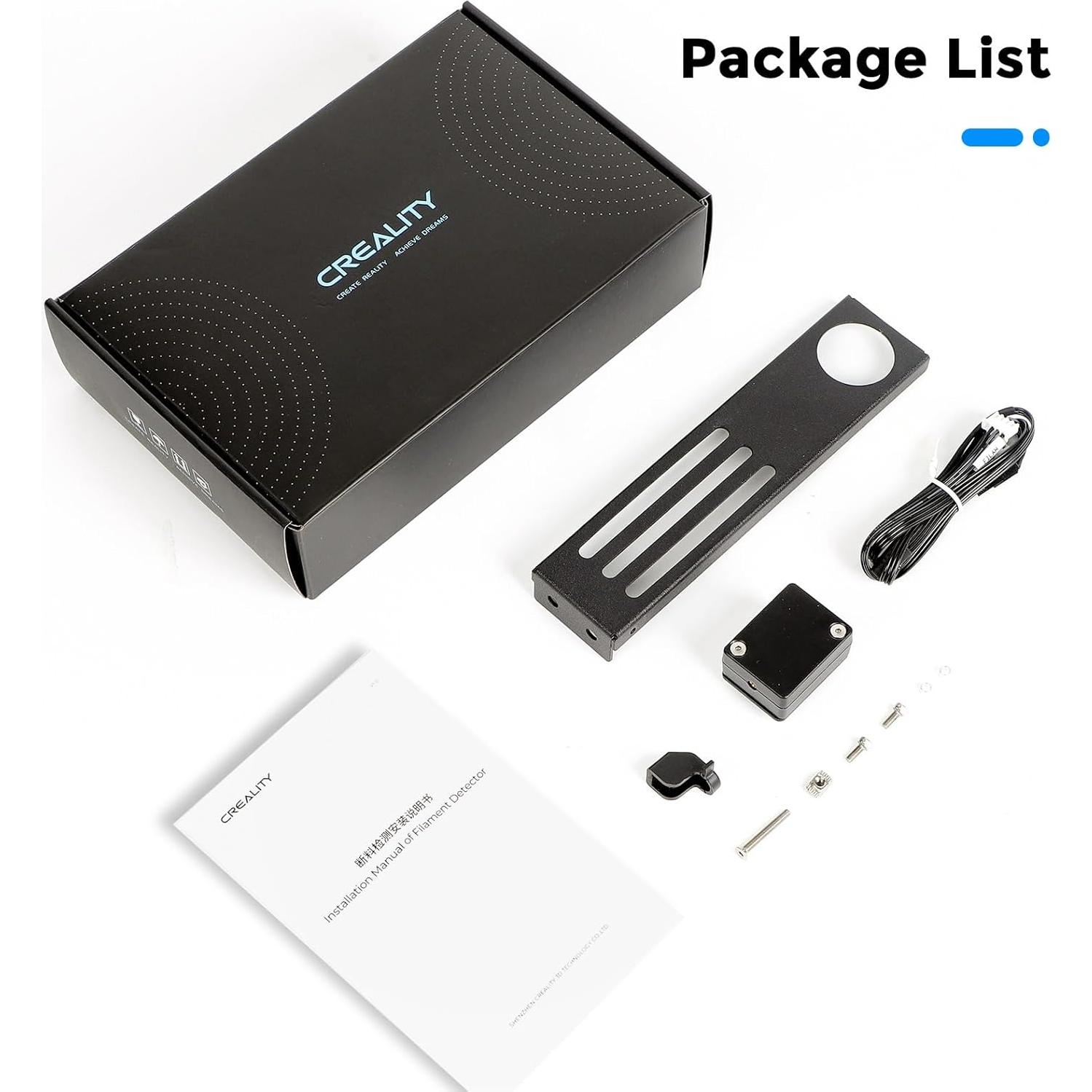 Sensor de agotamiento de filamento Creality Ender 3 V3 SE 1.75mm