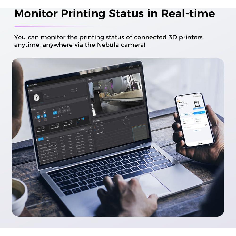 Cámara Nebula Creality para Impresoras 3D, WiFi, Time-Lapse