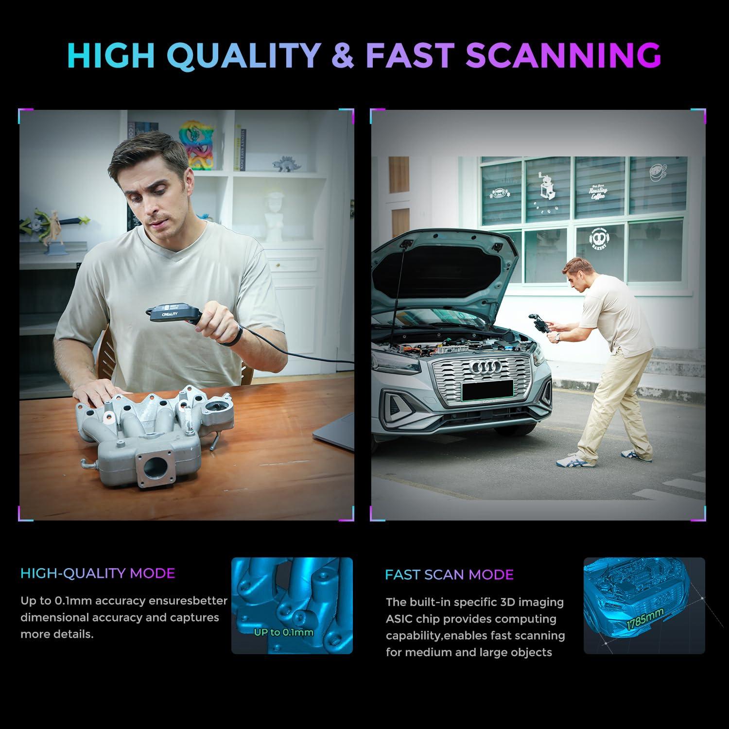 Escáner 3D Creality CR-Scan Ferret Pro portátil 0.1mm