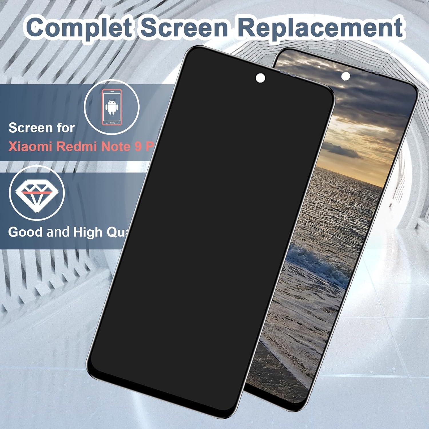 Pantalla LCD Reemplazo Xiaomi Redmi Note 9 Pro 6.67" Negro