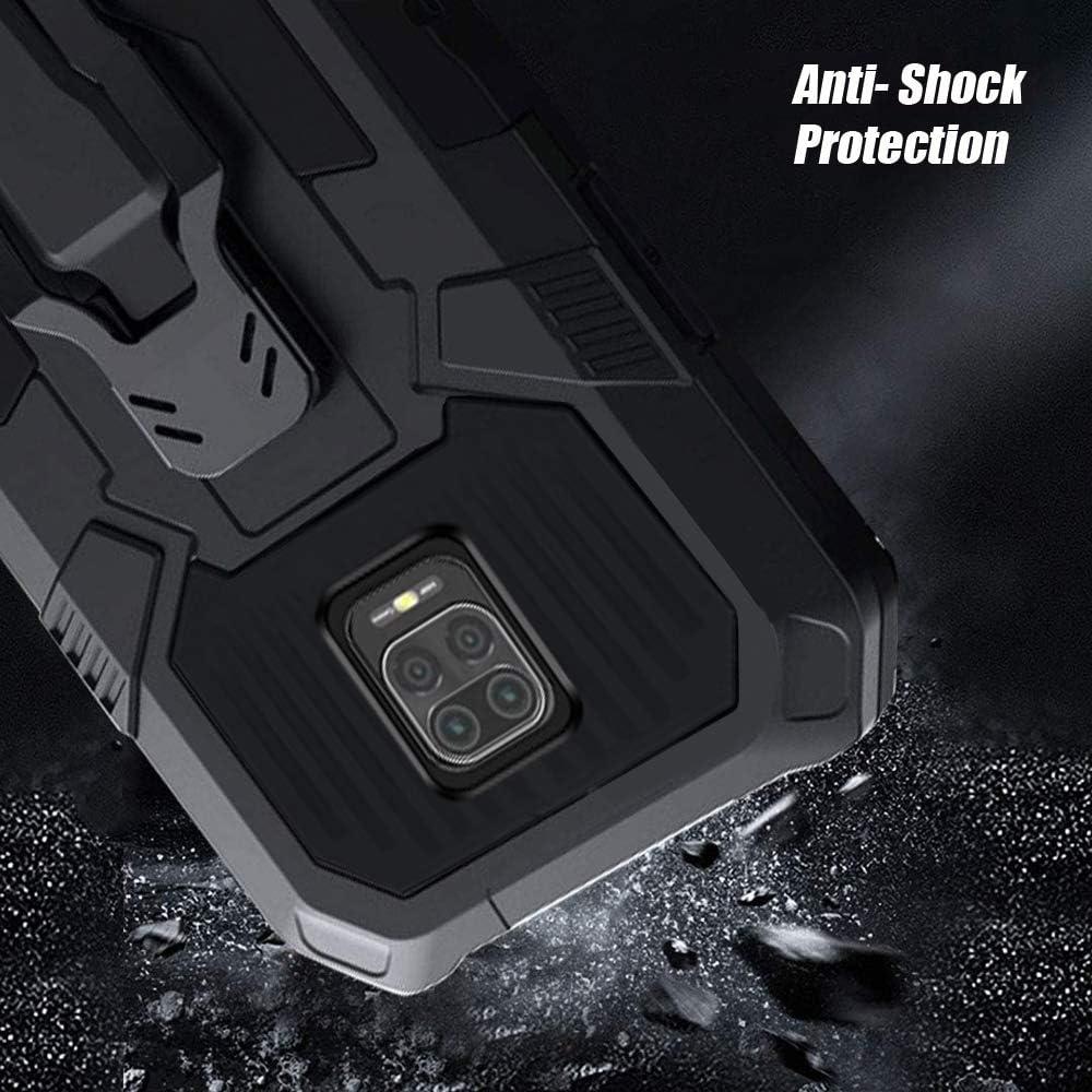 Funda Bumper para Xiaomi Redmi Note 9S/9 Pro + 2 Protectores