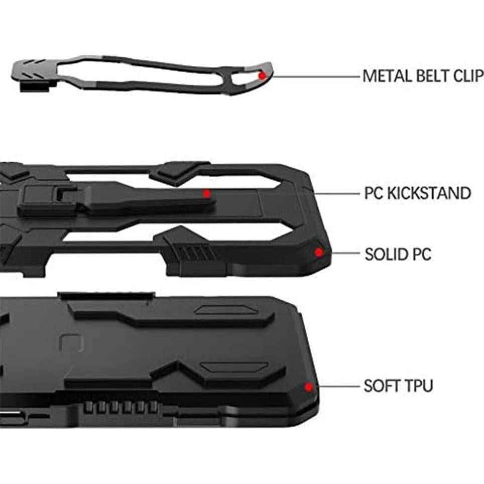 Funda Bumper para Xiaomi Redmi Note 9S/9 Pro + 2 Protectores