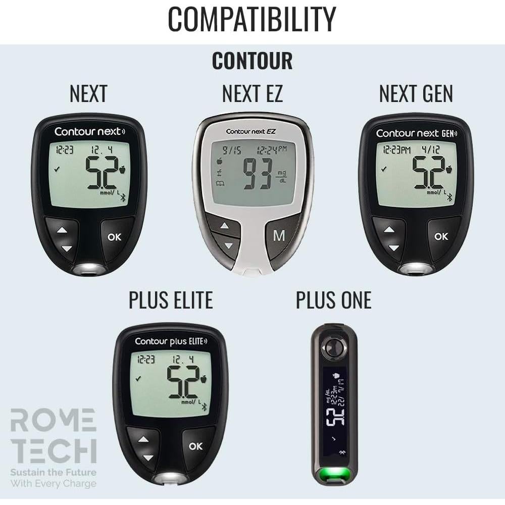 Baterías CR2032 Rome Tech para Monitor Glucosa 3V - 2 Pzs