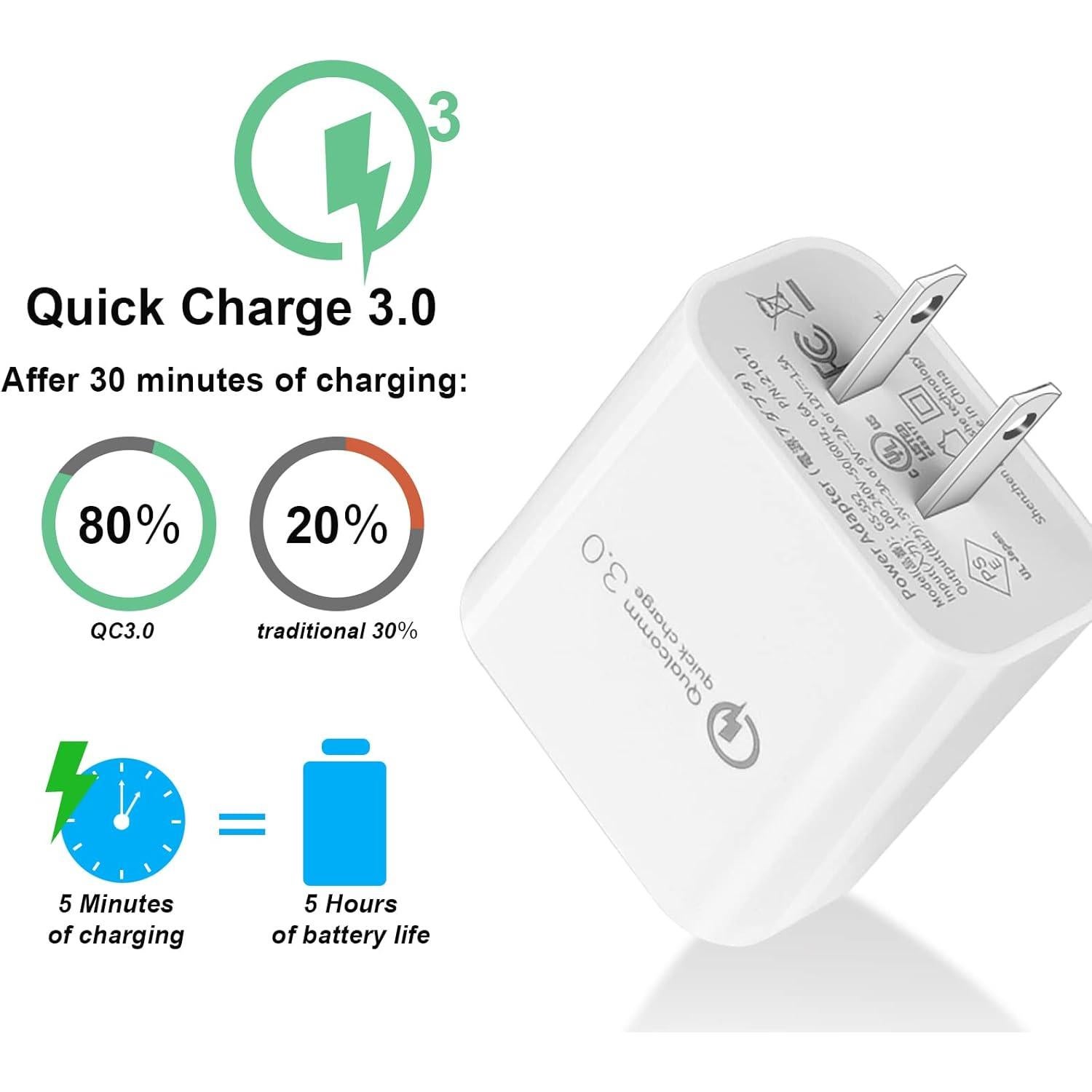 Cargador de Pared TPLTECH Quick Charge 3.0 18W USB-C