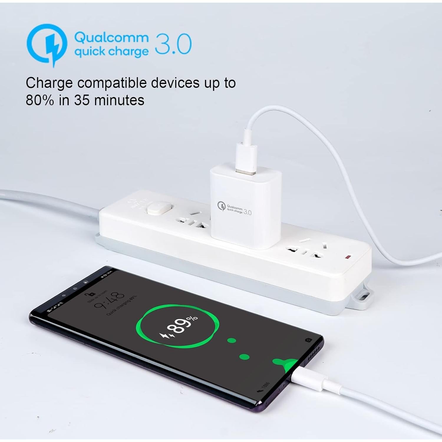 Cargador de Pared TPLTECH Quick Charge 3.0 18W USB-C