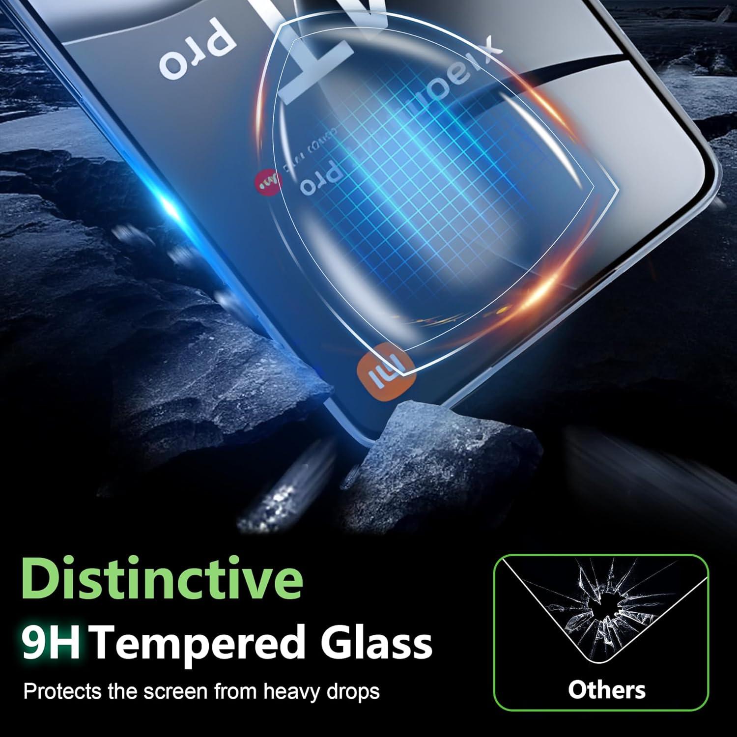 Protector de Pantalla Suttkue para Xiaomi 14T Pro 9H 2 Pack