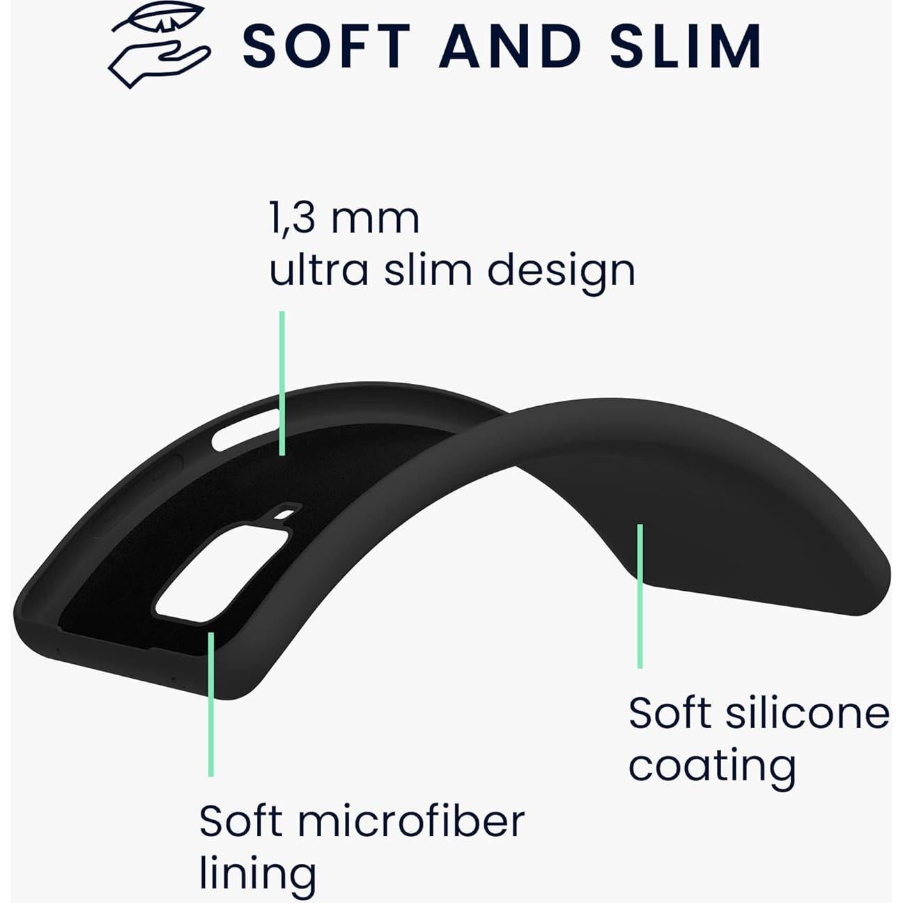 Funda Protectora Slim KW-Mobile para Xiaomi Redmi Note 9S/Pro/Max