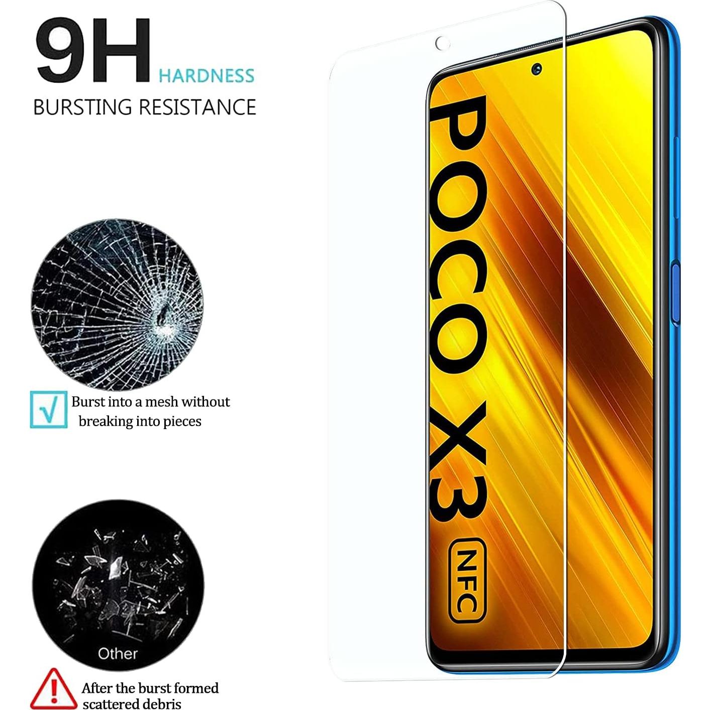 Protector de Pantalla KELOLIN 3 Unidades para Xiaomi Poco X3