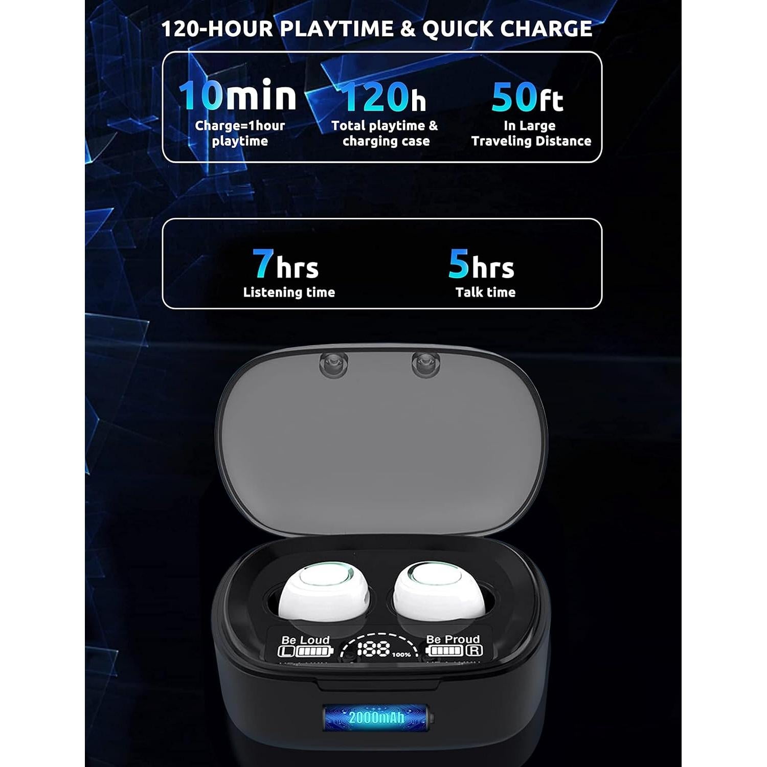 Auriculares Inalámbricos Volt Plus Tech Bluetooth 5.3 IPX4