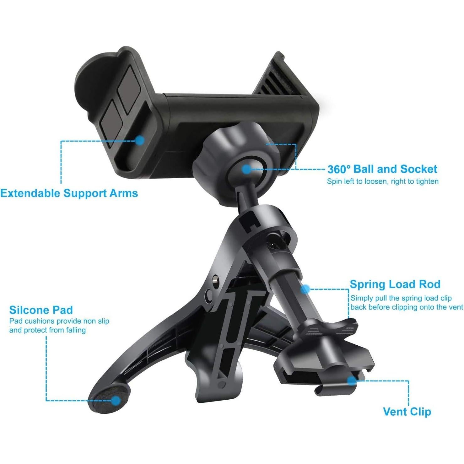 Soporte para teléfono móvil AIR-VENT para Xiaomi Redmi Note