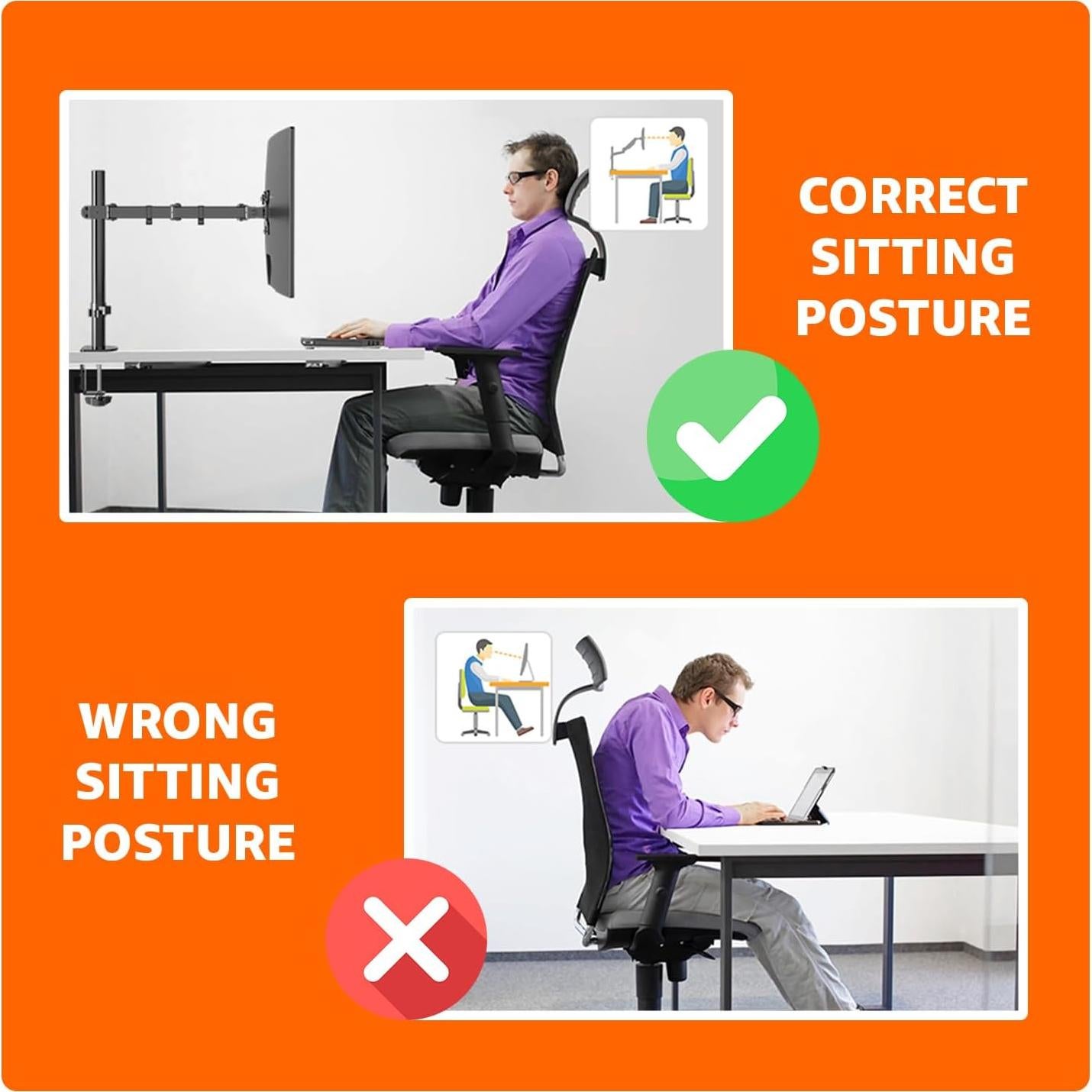 Soporte de Monitor Amazon Basics Ajustable VESA 30" Negro