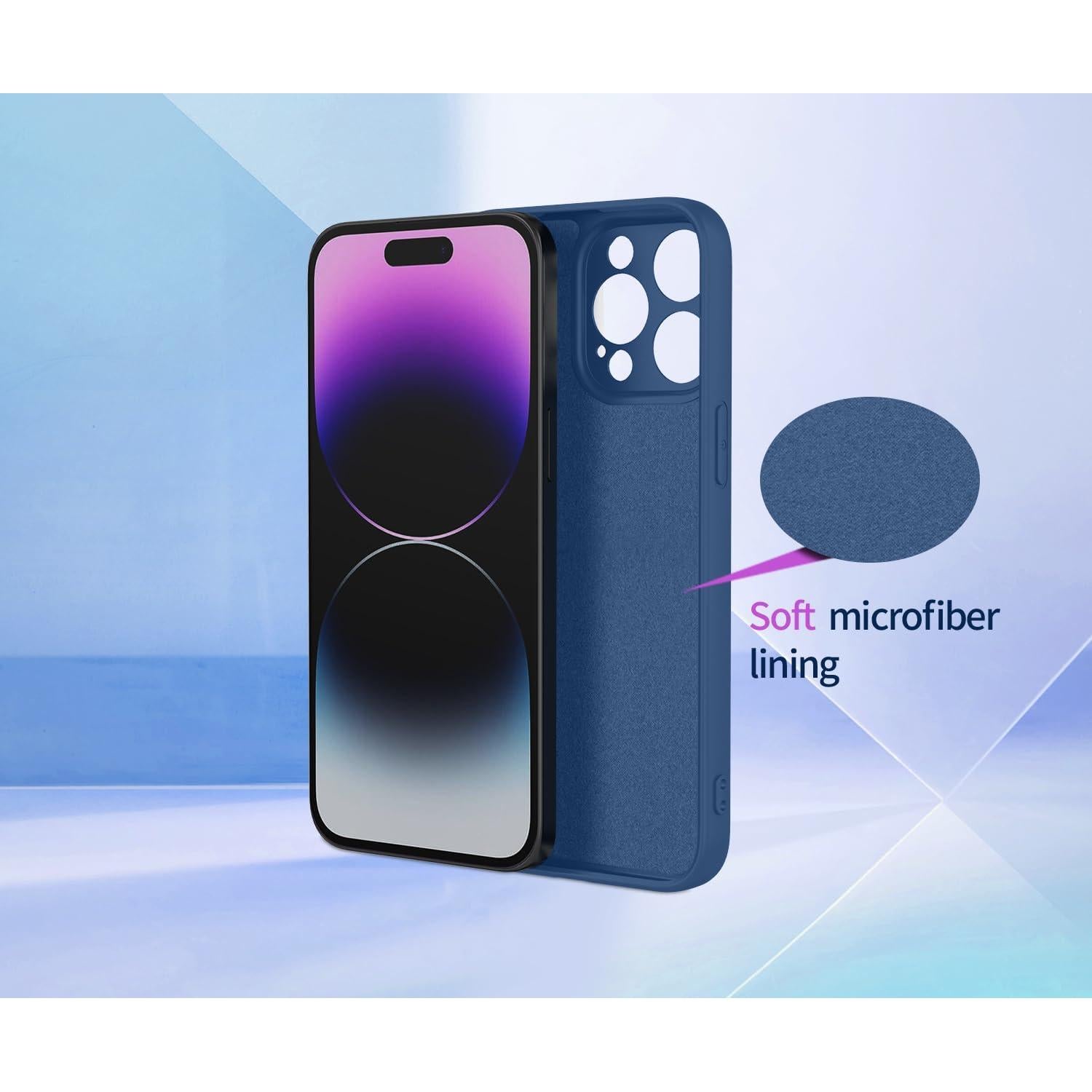 Funda TPU Gato Azul para Xiaomi Redmi Note 9S/Pro/Max