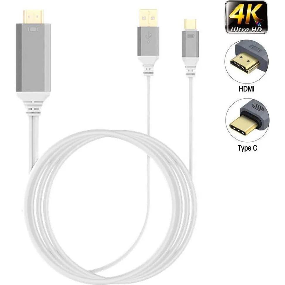 Cable HDMI 4K USB-C Tek Styz 2m Compatible Xiaomi
