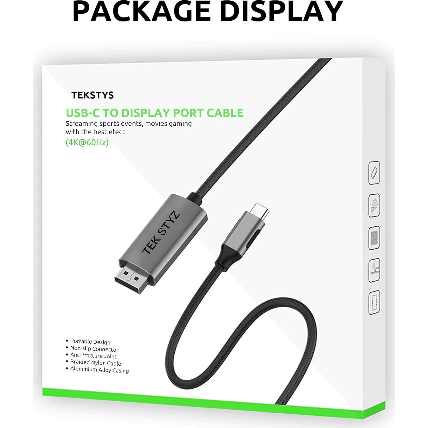 Adaptador HDMI 4K 60Hz Tek Styz USB-C para Xiaomi Redmi Note 9 Pro