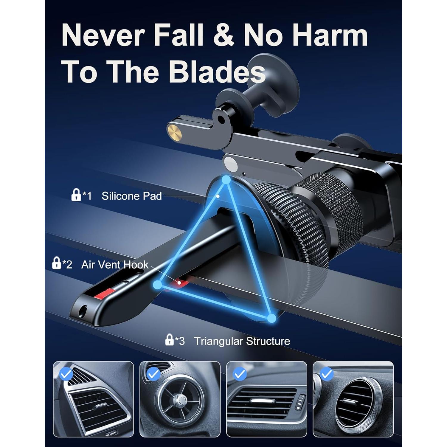 Soporte para coche Xuenair Z Fold 4, compatible con fundas