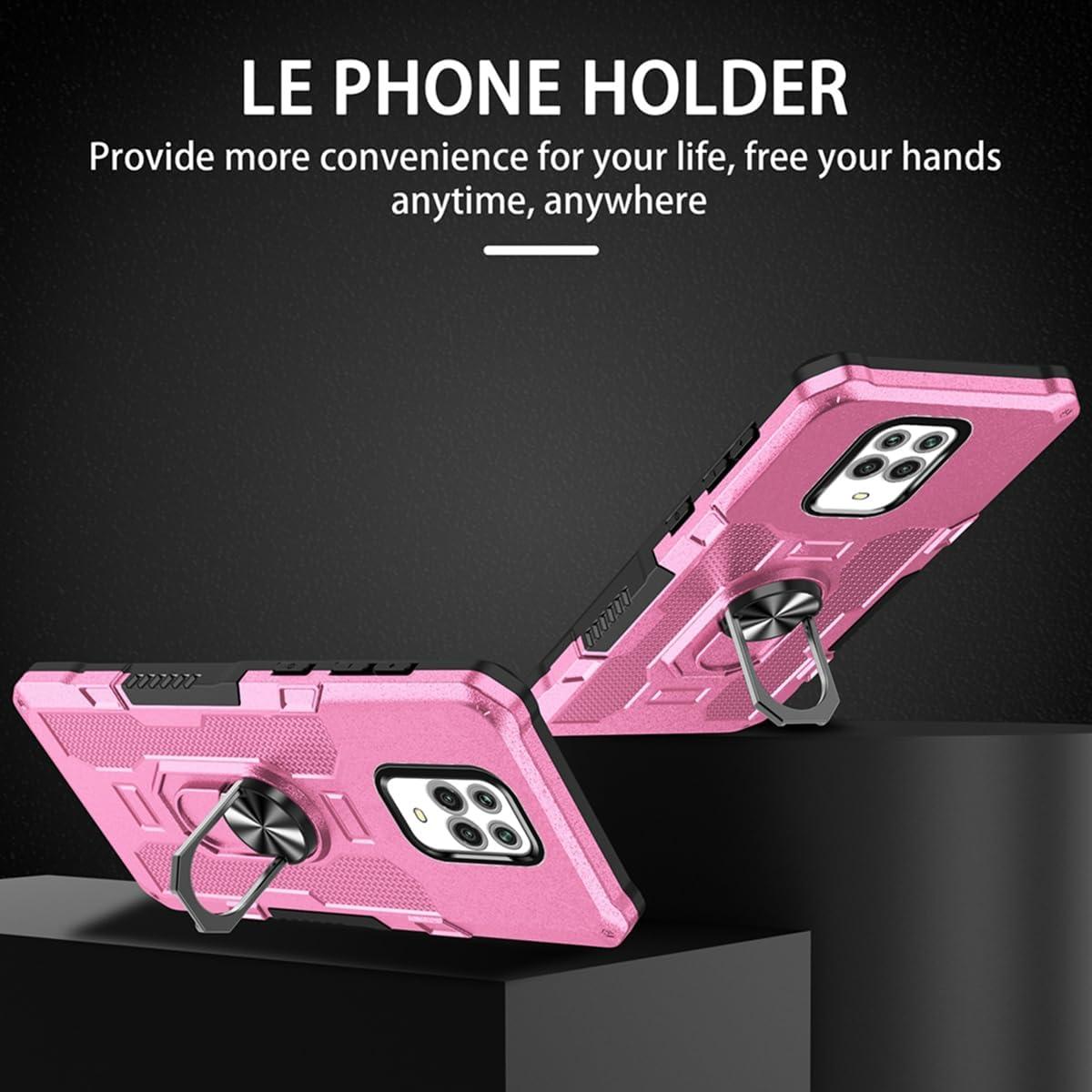 Funda Rosa para Xiaomi Redmi Note 9 Pro con Protector