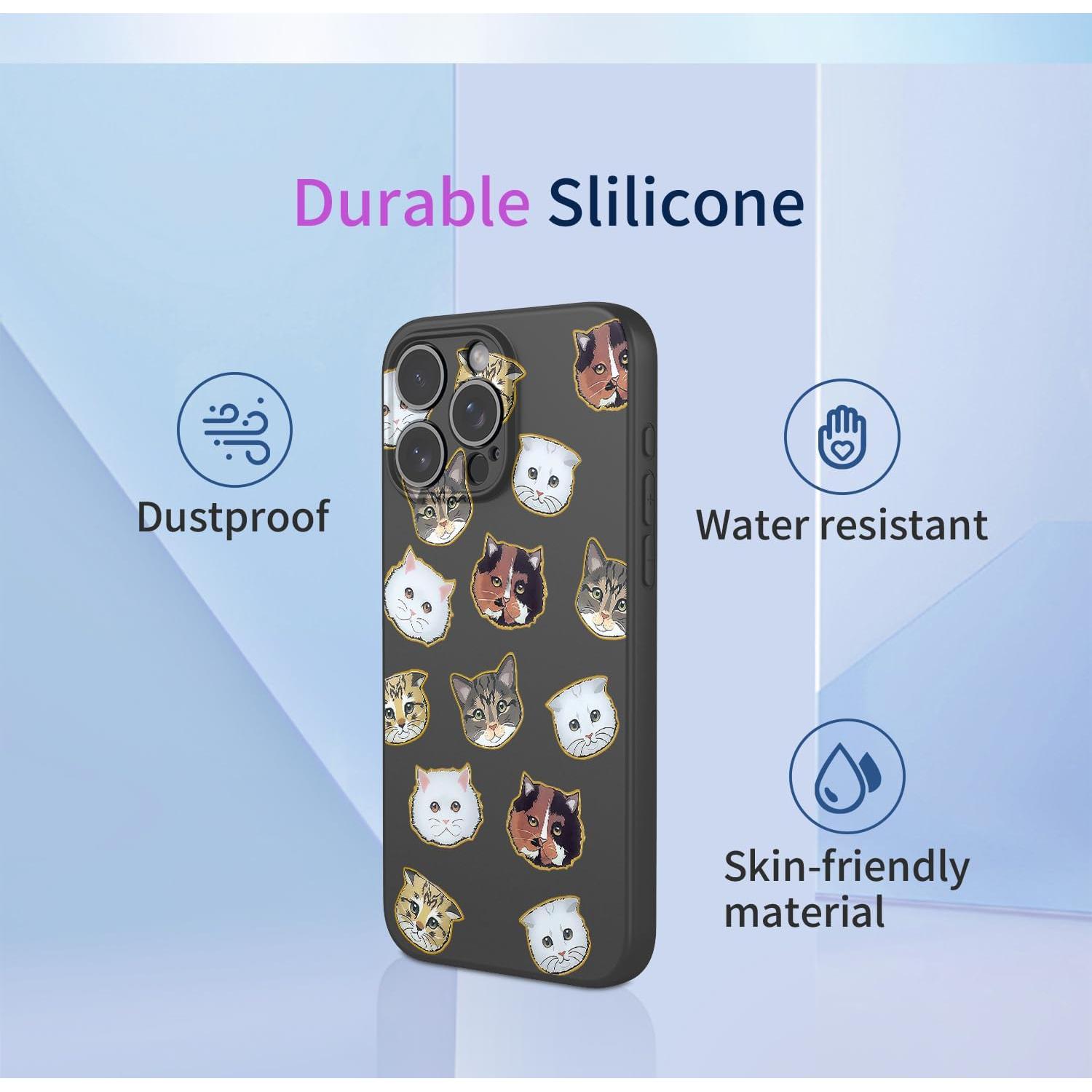 Funda TPU Gato Negro para Xiaomi Redmi Note 9S/Pro Max