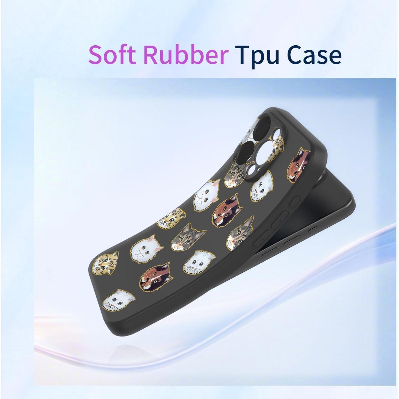 Funda TPU Gato Negro para Xiaomi Redmi Note 9S/Pro Max