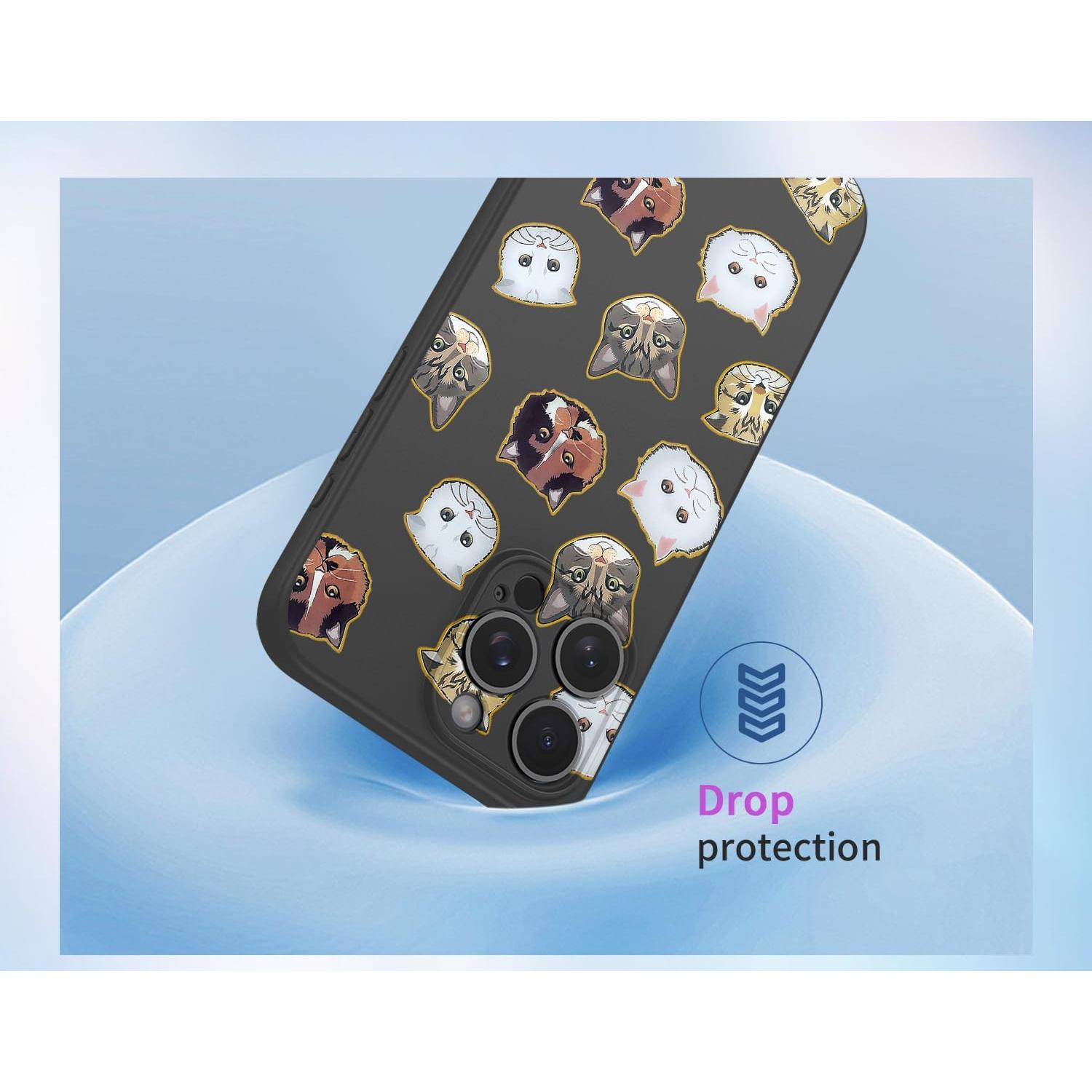 Funda TPU Gato Negro para Xiaomi Redmi Note 9S/Pro Max