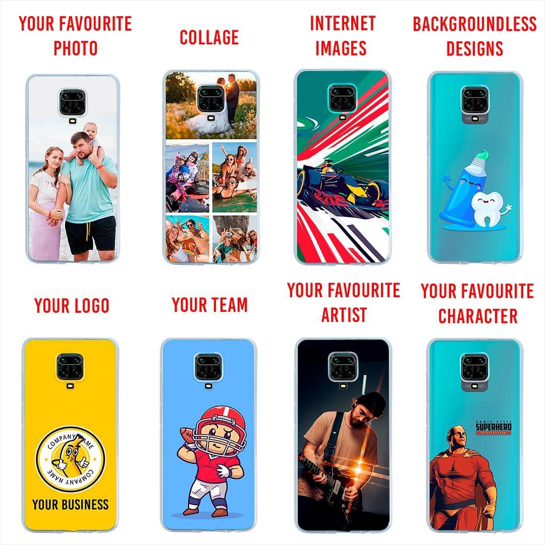 Funda Personalizada Xiaomi Redmi Note 9 Pro TPU Transparente