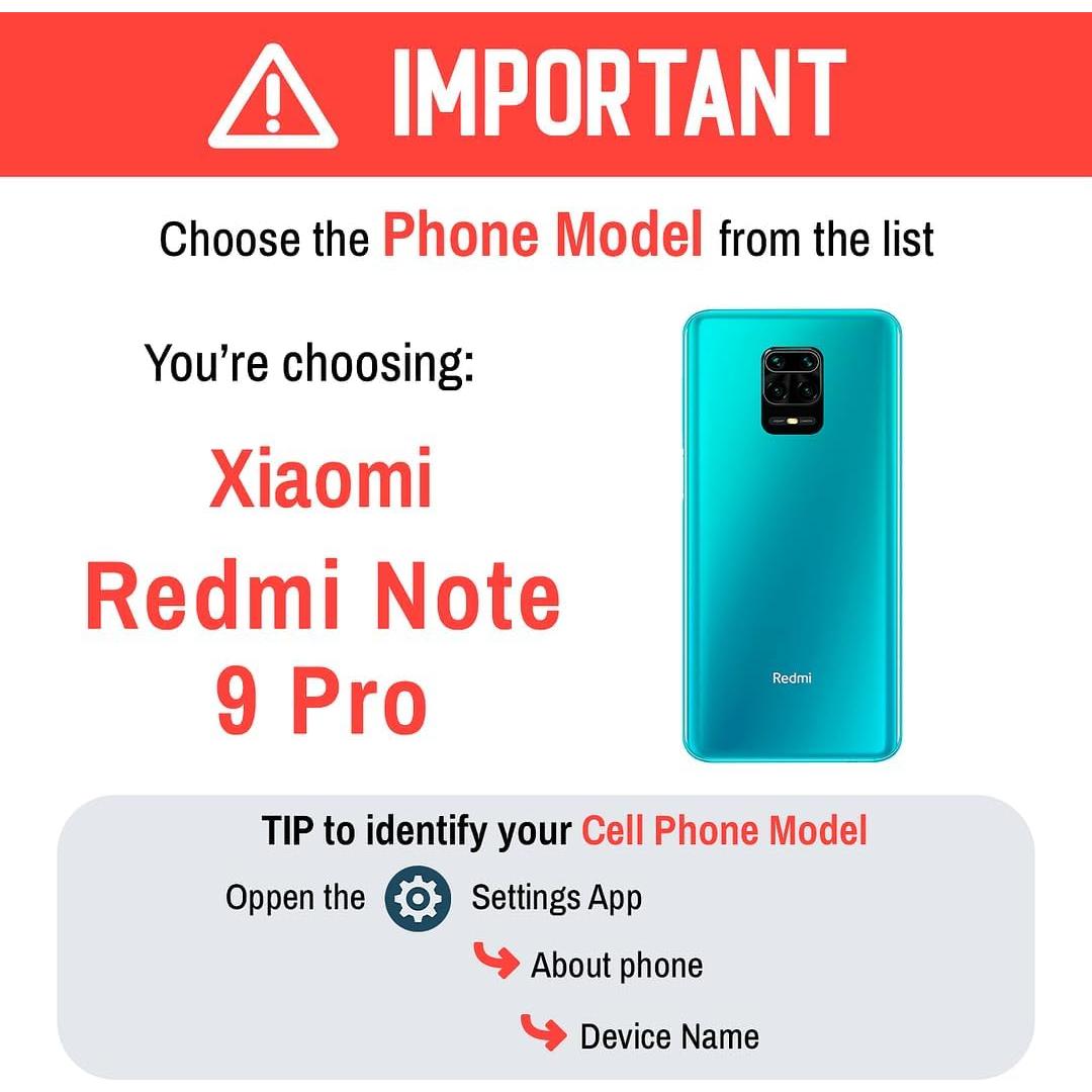 Funda Personalizada Xiaomi Redmi Note 9 Pro TPU Transparente