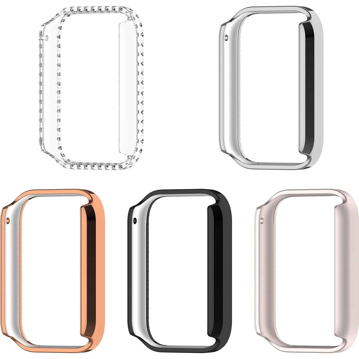 Funda Protectora MOTONG para Xiaomi Smart Band 9 Pro/8 Pro - PC Negro