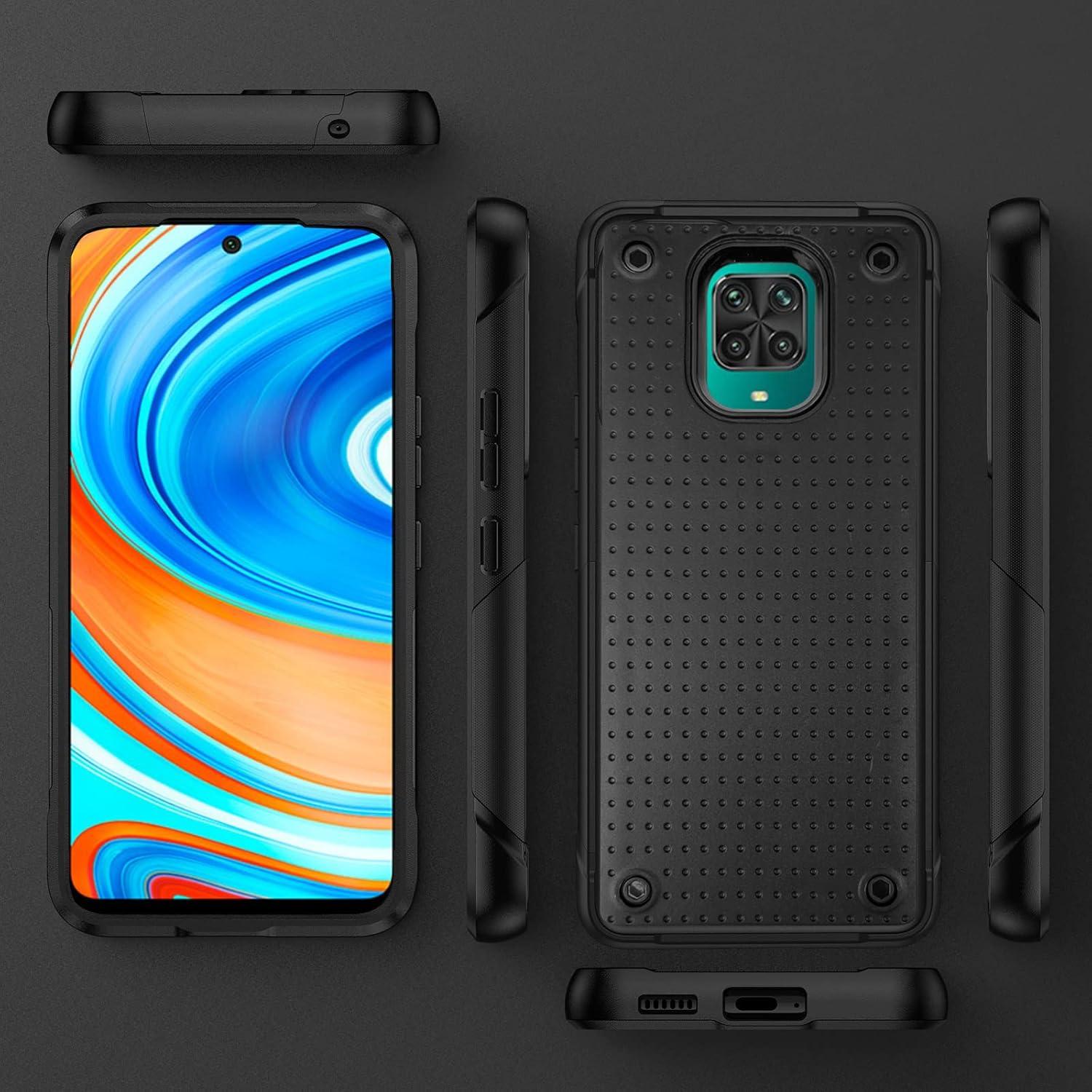 Funda Asuwish para Xiaomi Redmi Note 9 Pro/9S/Pro Max con Protector