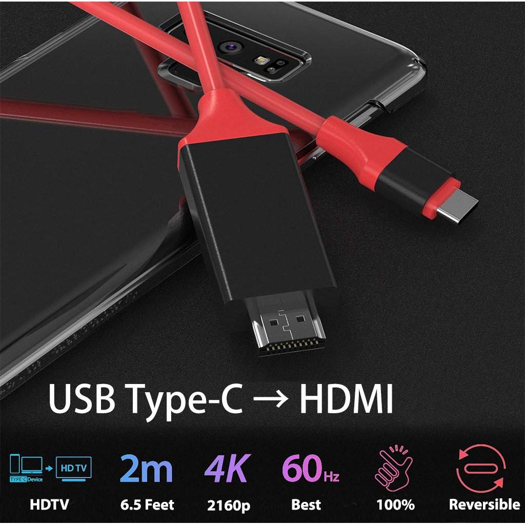 Cable HDMI USB-C 4K 2M Works para Xiaomi Mi 9 Pro