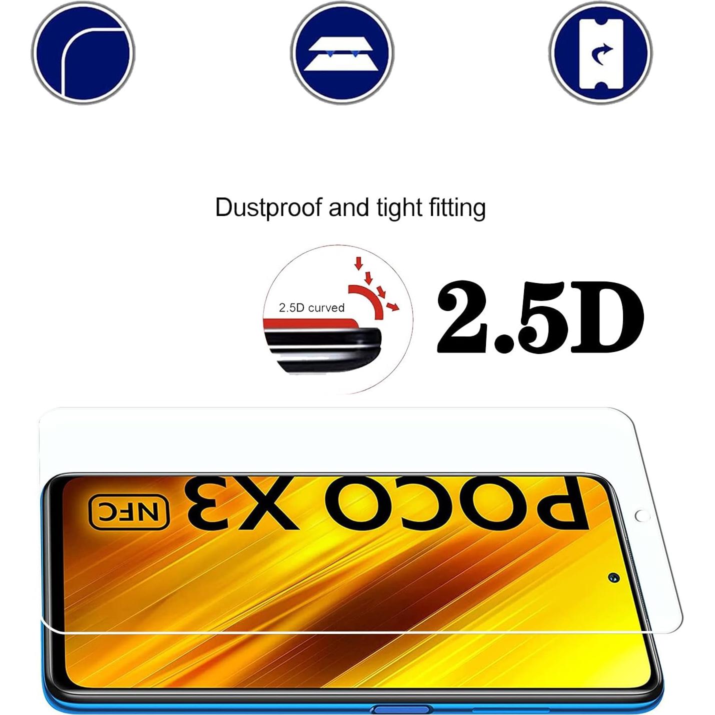 Protector de Pantalla Vidrio Templado KELOLIN para Xiaomi