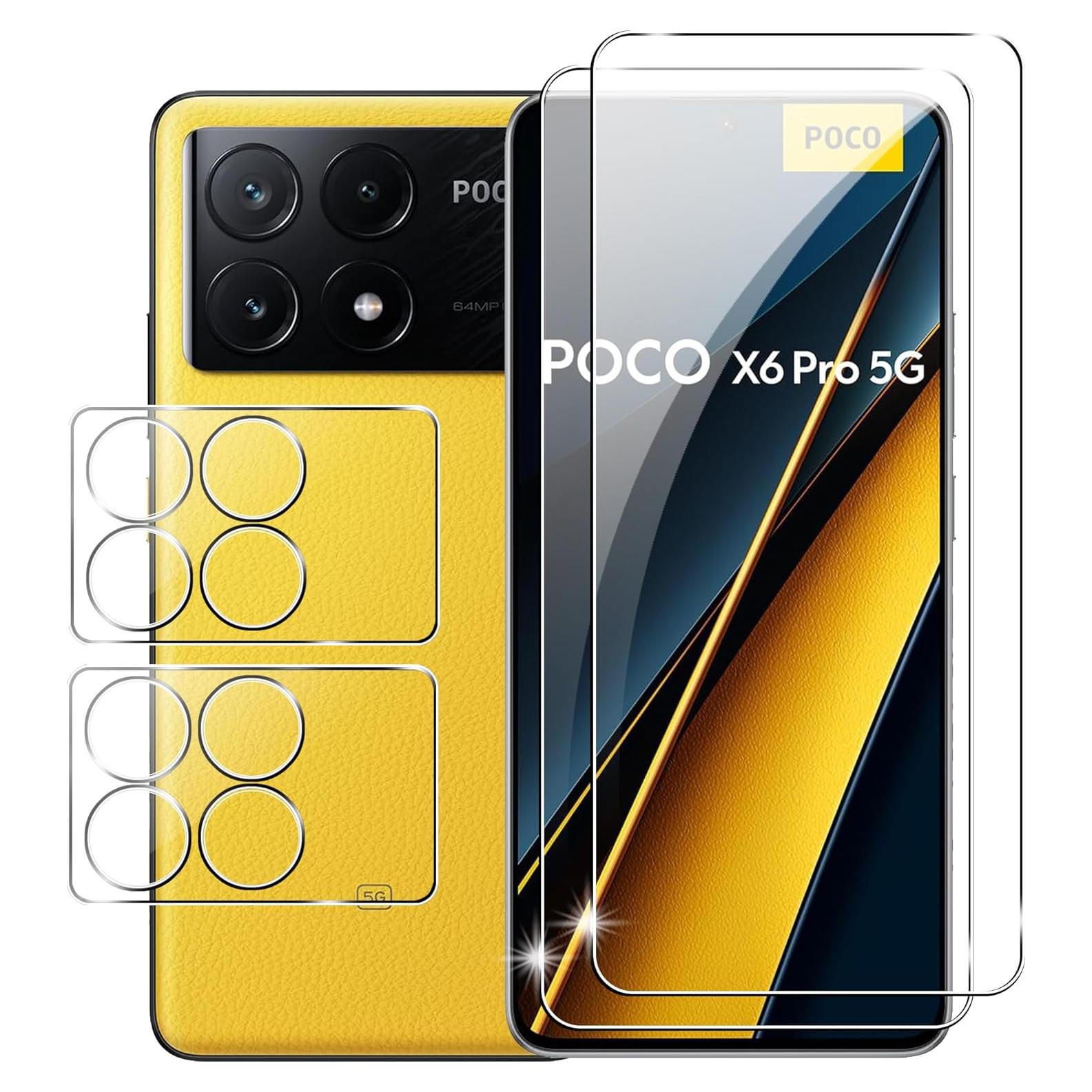 Protector de Pantalla Suttkue para Xiaomi Poco X6 Pro 5G 9H