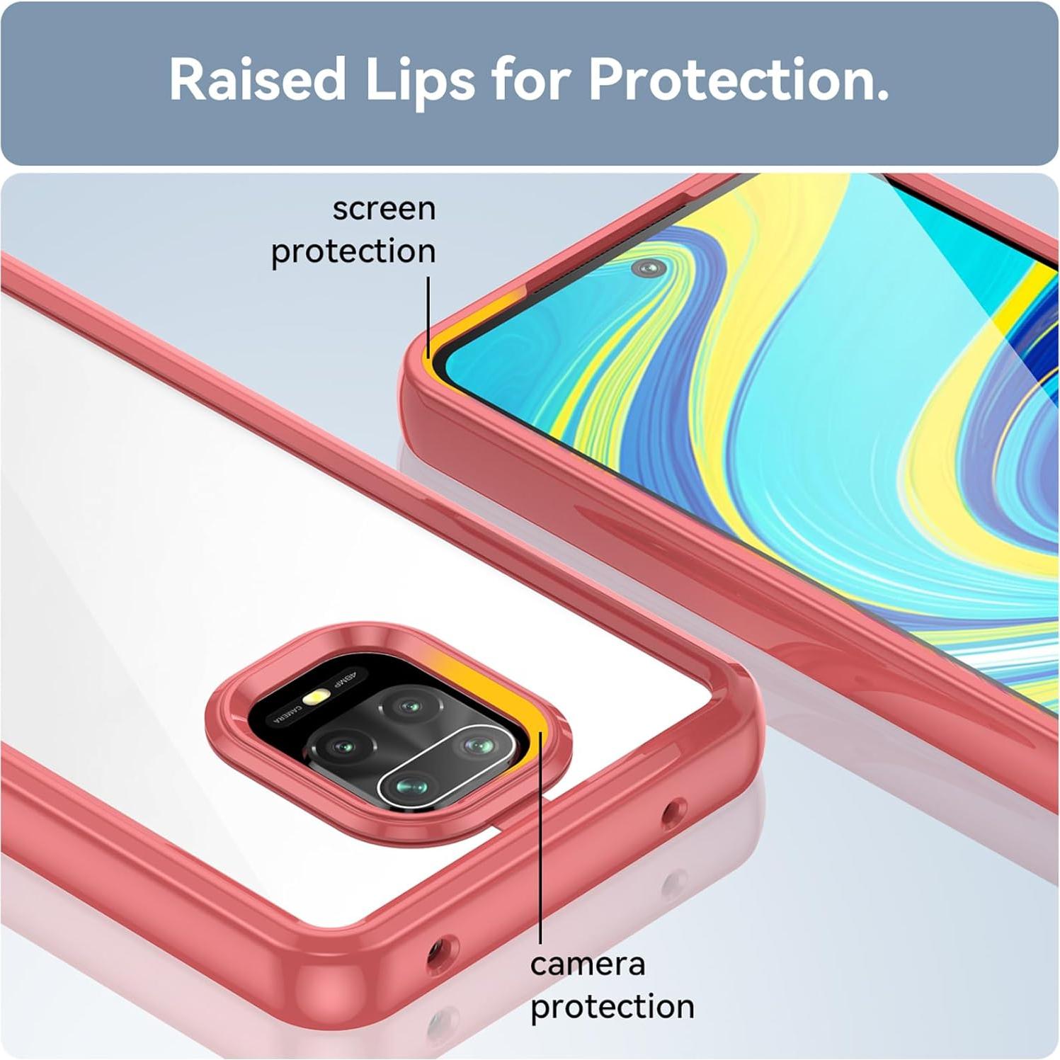 Funda Protectora Xiaomi Redmi Note 9S con Cristal Templado