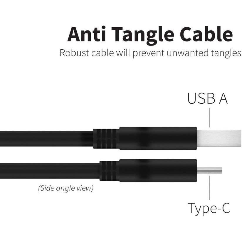 Cable USB 3.0 a Type-C Big-E 1m 18W para Xiaomi Redmi Note 9 Pro