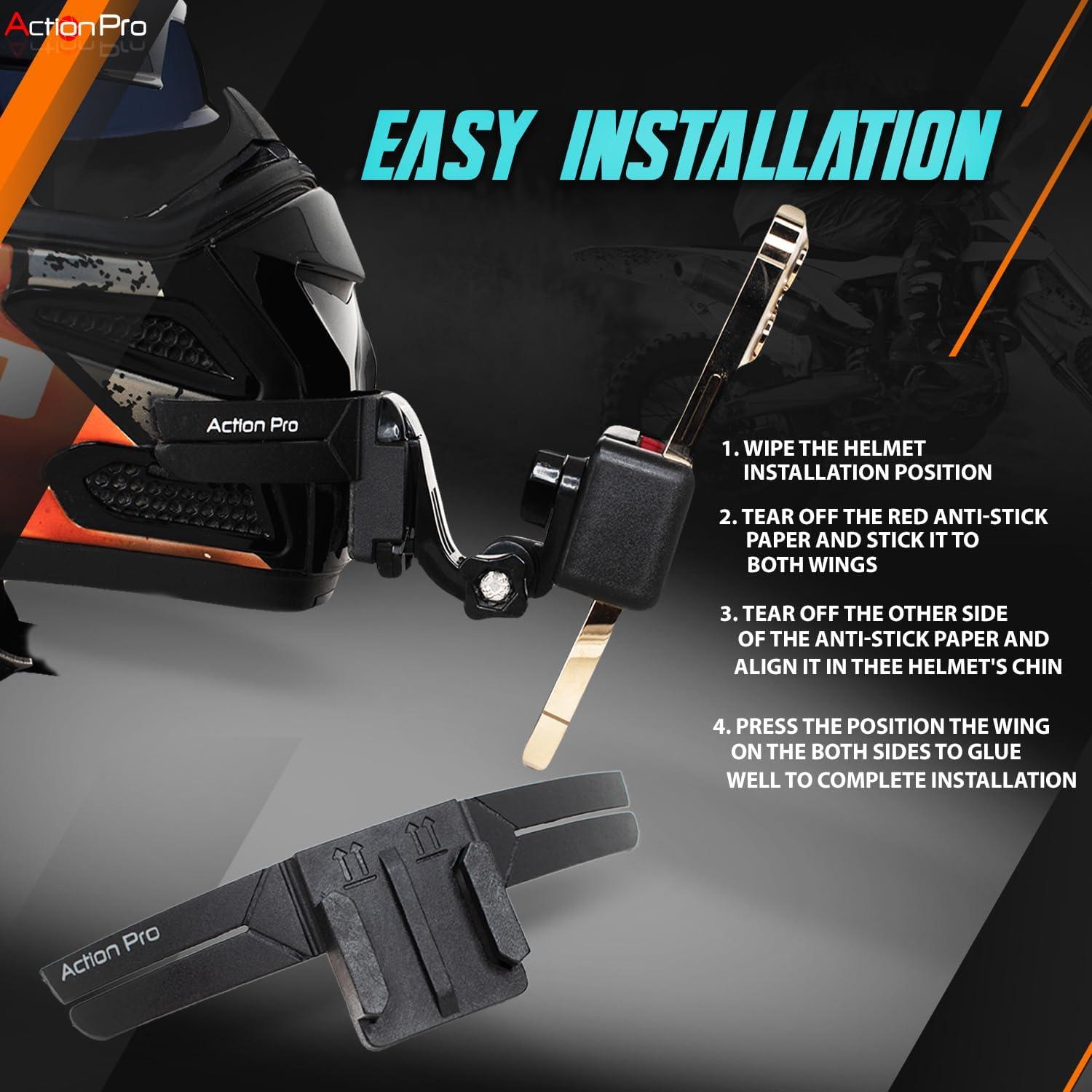 Soporte de Barbilla 3M Flexible para Cámaras de Acción