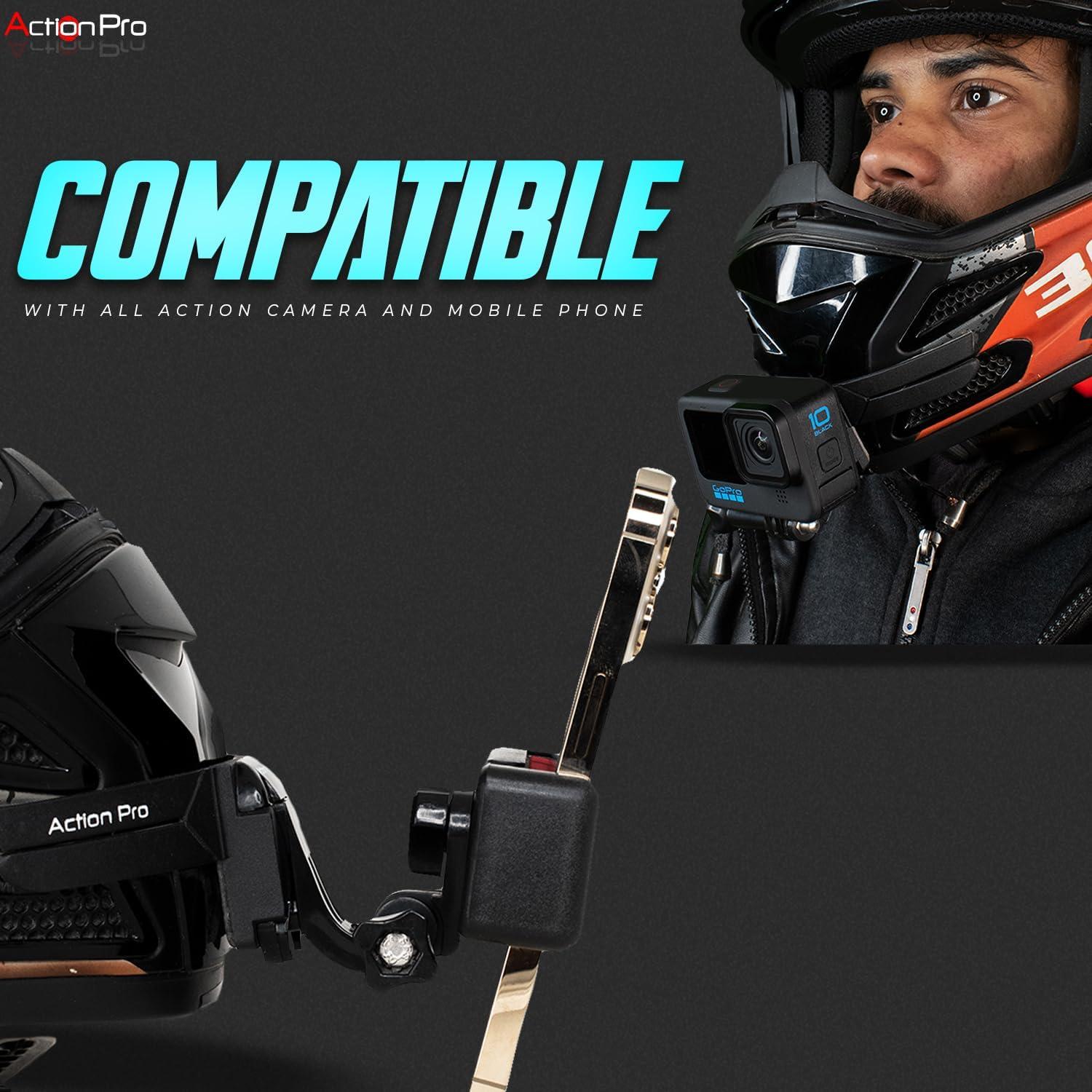 Soporte de Barbilla 3M Flexible para Cámaras de Acción