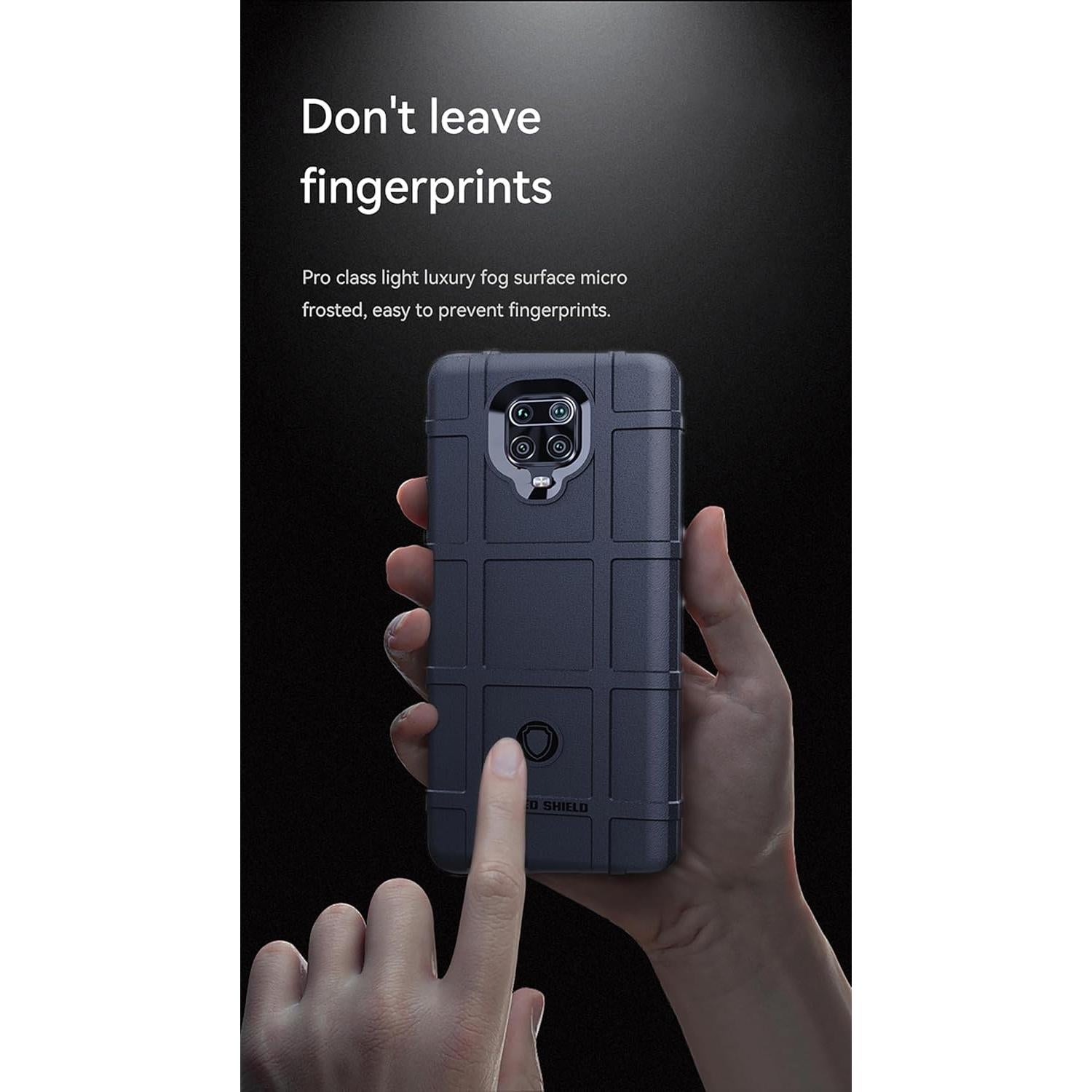 Funda TPU Azul para Xiaomi Redmi Note 9S con Vidrio Templado