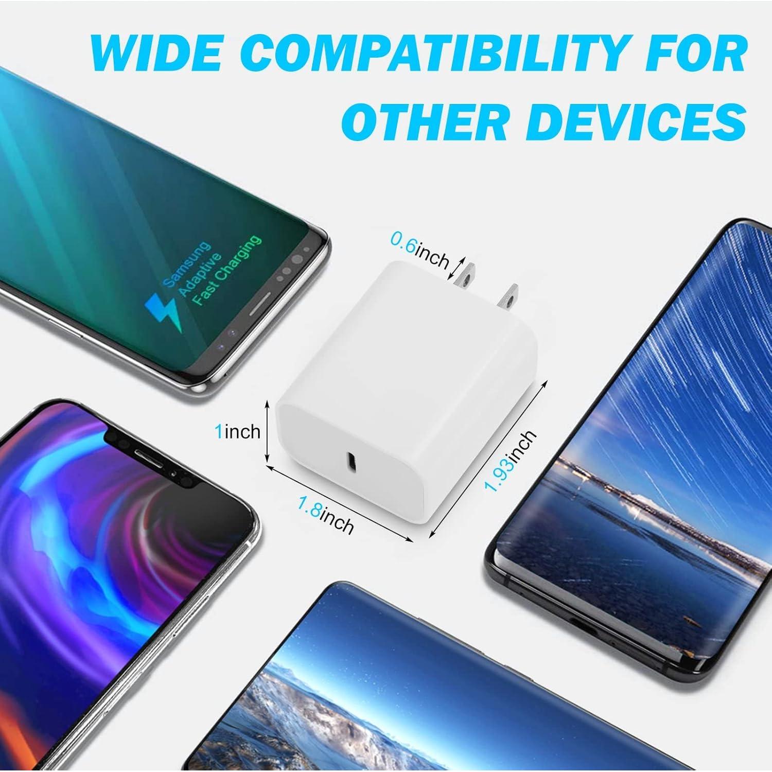 Cargador Rápido USB-C 18W UrbanX con Cable 2m para Xiaomi y Pixel