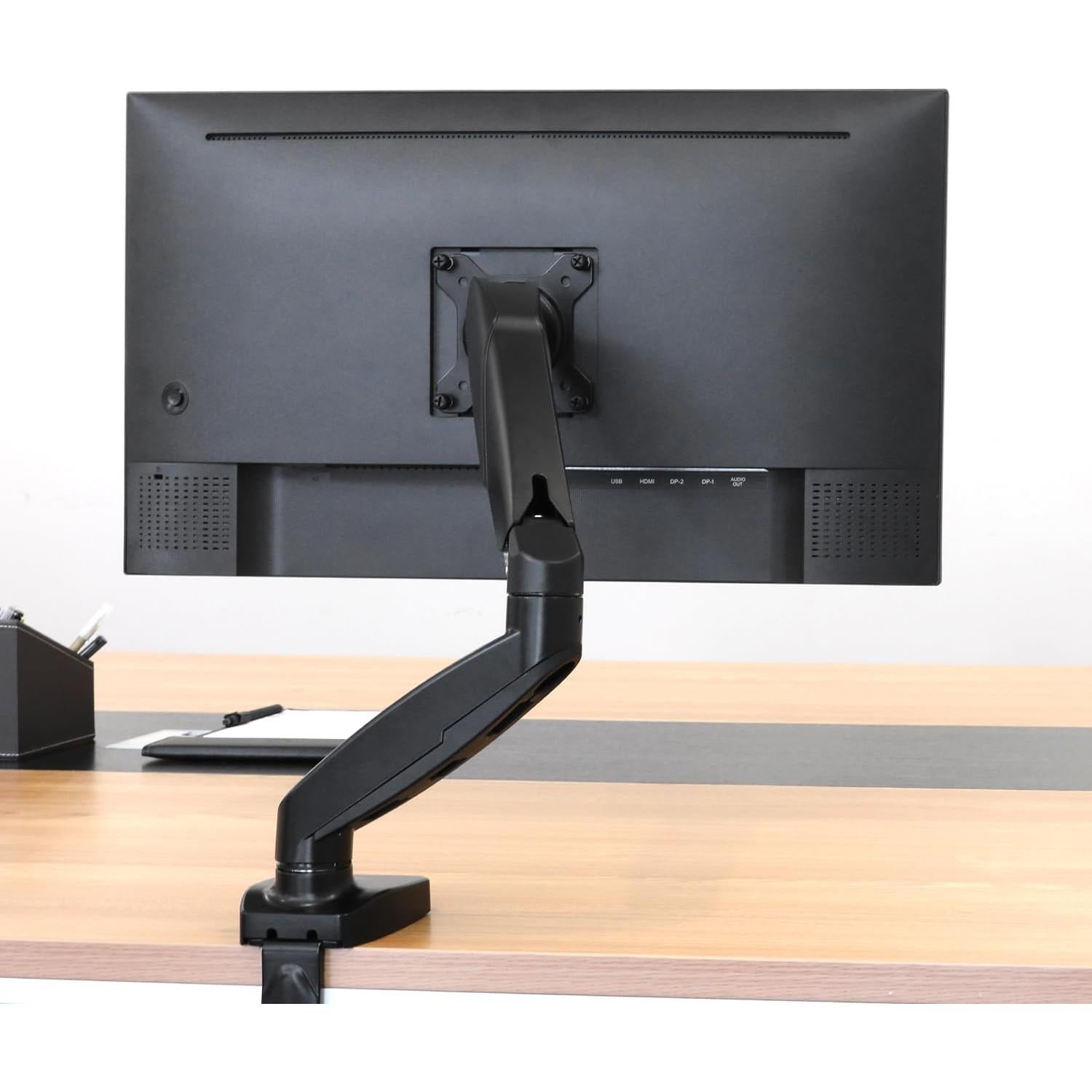Soporte de Monitor Amazon Basics Ajustable hasta 27" Negro