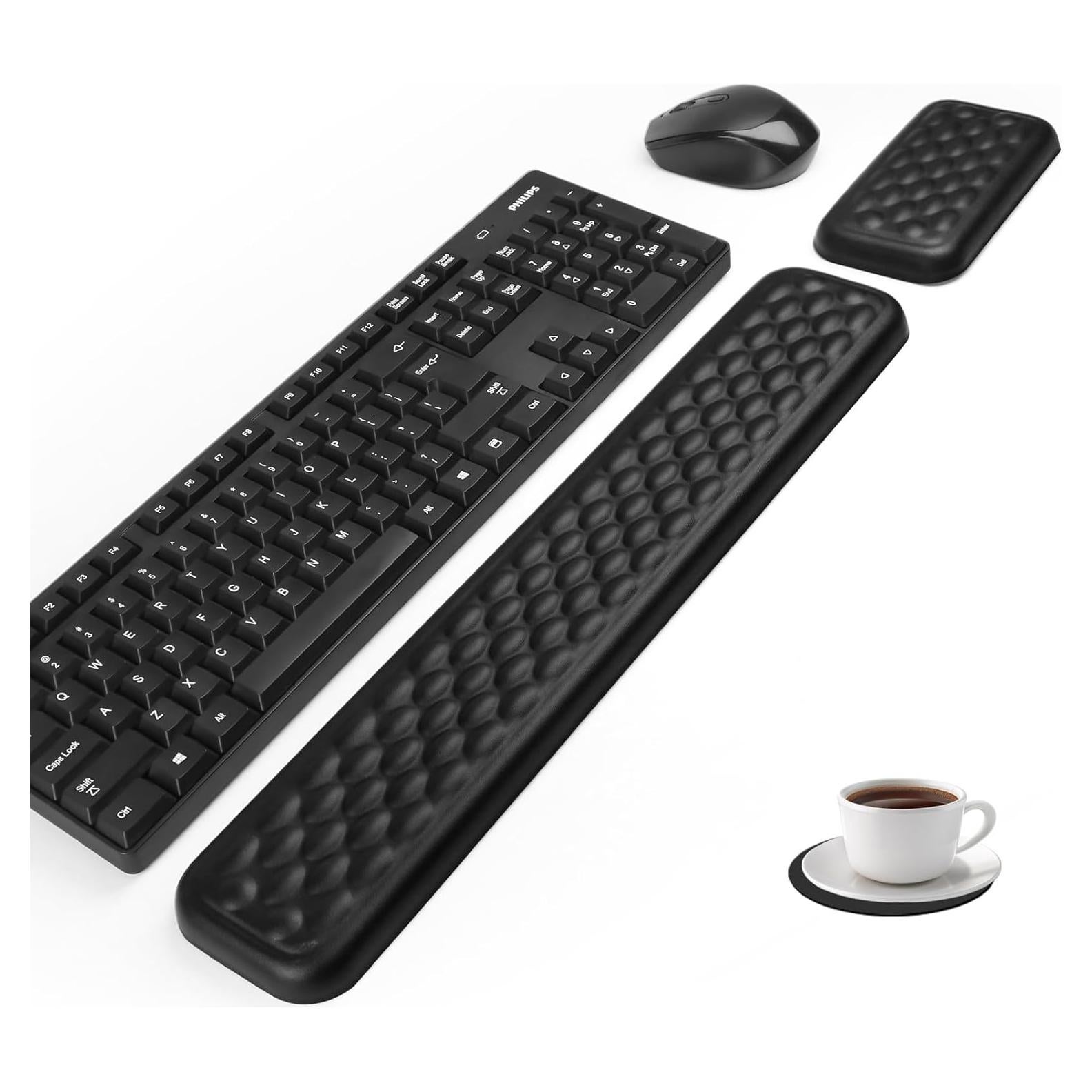 Reposamuñecas Ergonómico KEPUTAIER para Teclado y Ratón