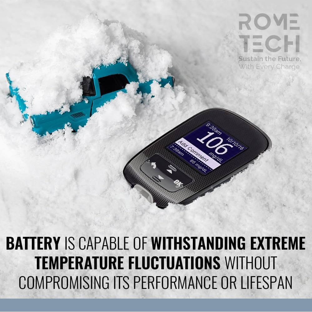 Batería CR2032 Rome Tech para medidor de glucosa 3V