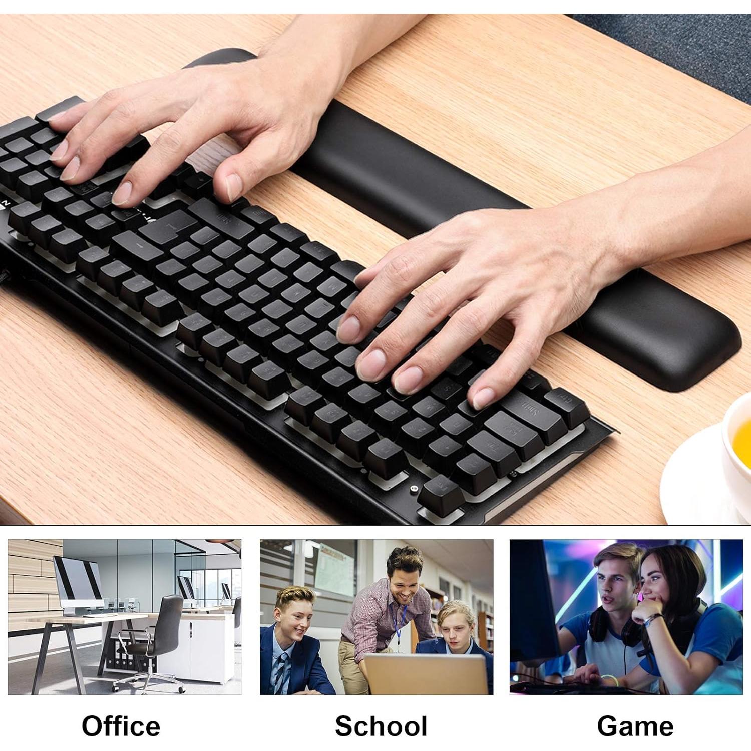 Reposamuñecas Ergonómico Aelfox LEA de Gel para Teclado