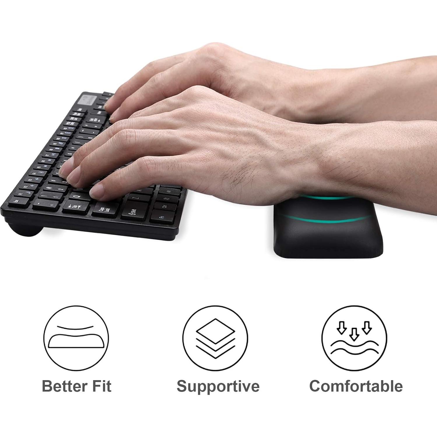 Reposamuñecas Ergonómico Aelfox LEA de Gel para Teclado